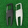Golf Divot Tool Golf Putting Green Fork Zinc Alloy Golf Divot Repair Tool Pitch Groove Cleaner Golf Pitchforks Golf Accessories 2