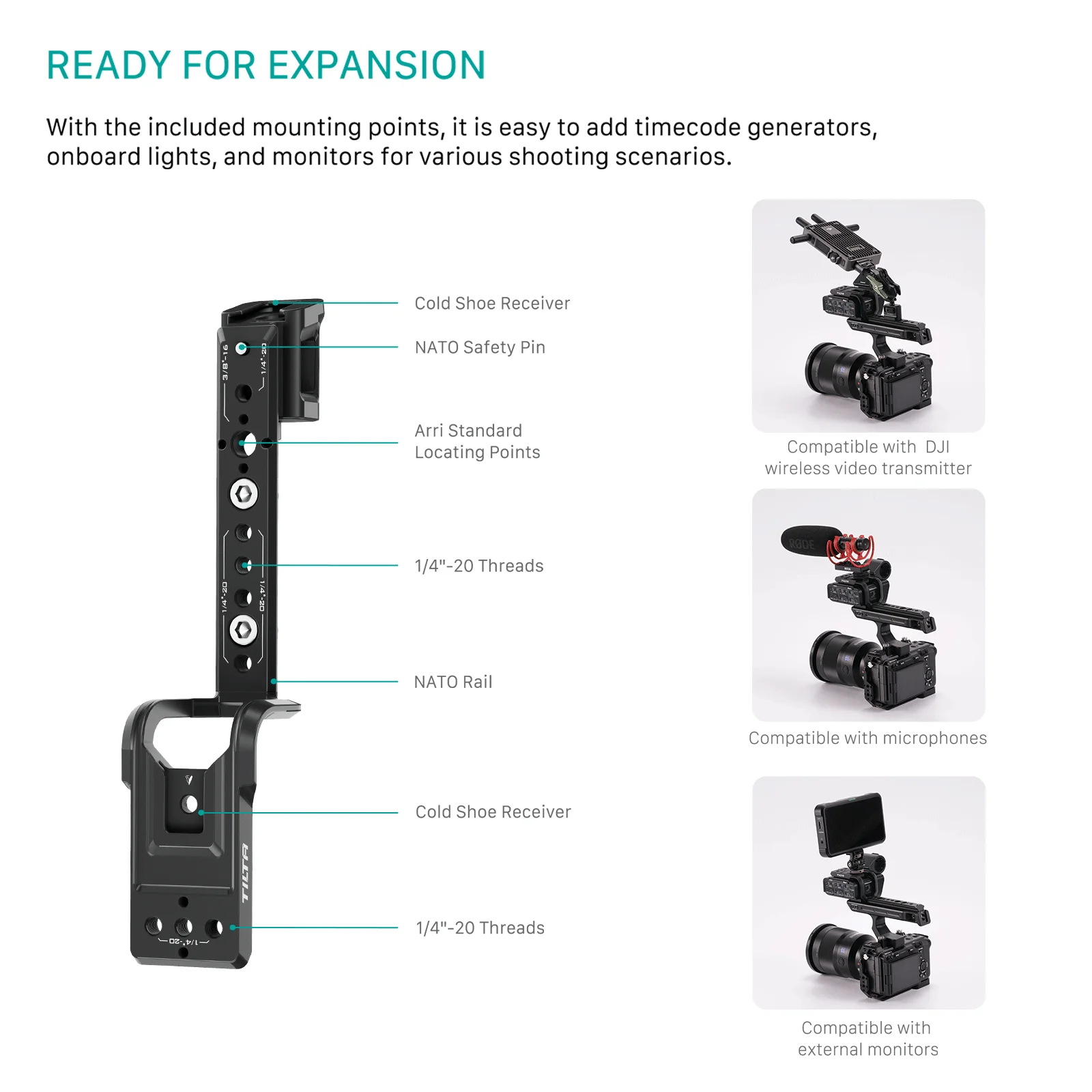 Sony XLR-H1 XLRハンドルユニット+SmallRigハンドル延長バー