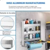 Wall Mounted Tool Tray, Storage Trailer Tool Cabinets, Small Wall Mounted Steel Cabinets Adjustable Shelves For Garages 4