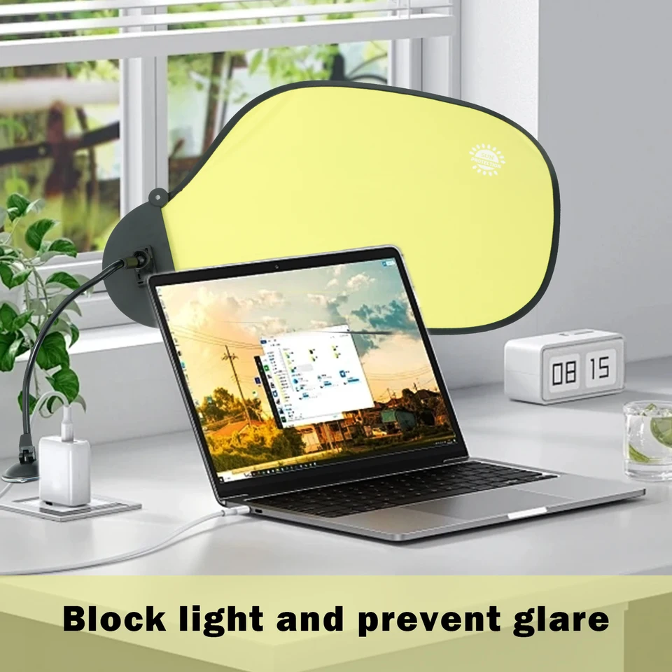 ReFind Computer Shade for Portable Anti-Glare Protection – Work Outside with Sunscreen, Privacy, Heat Protection and Weather Protection. Laptop Hood Accessory for MacBook, iPhone, Tablet, iPad