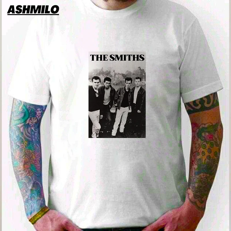 

Summer Unisex The Smiths T-Shirt Tops Tees Retro Women Pop Indie Punk Rock Band Morrissey Casual Shirt Short Sleeve T-Shirt