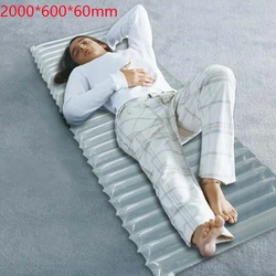 2000*600*60mm Camping Cushion Mat Ultralight Inflatable Air Mattress Sleeping Bag Pad Moisture-proof Transparent
