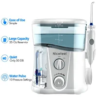 1000ml Electric Oral Irrigator Dental Powder Oral Cleaning Agent Oral Care Dental Powder SPA Ultraviolet Disinfection 7 Nozzles 2