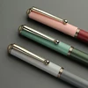 Morandi Fountain Pen Calligraphy Brush Metal Soft Bristle Small Regular Calligraphy Brush (for students' drawing and writing) 4