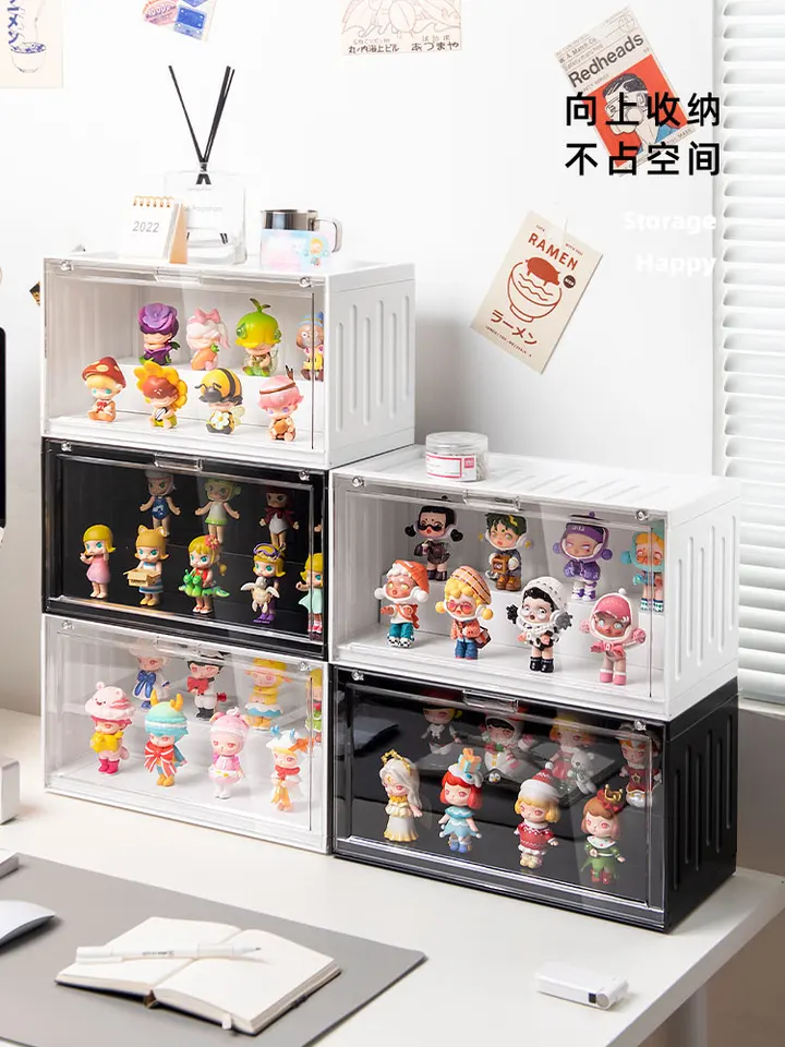 Large Capacity Stacked Acrylic Doll Container Mysterious Box