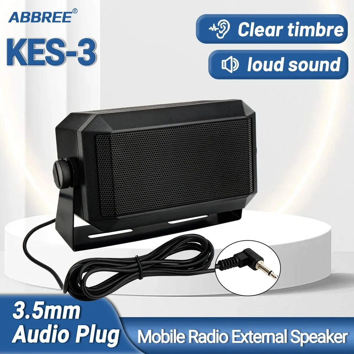 ABBREE-Rectangular-External-Communications-Speaker-External-Scanners ...