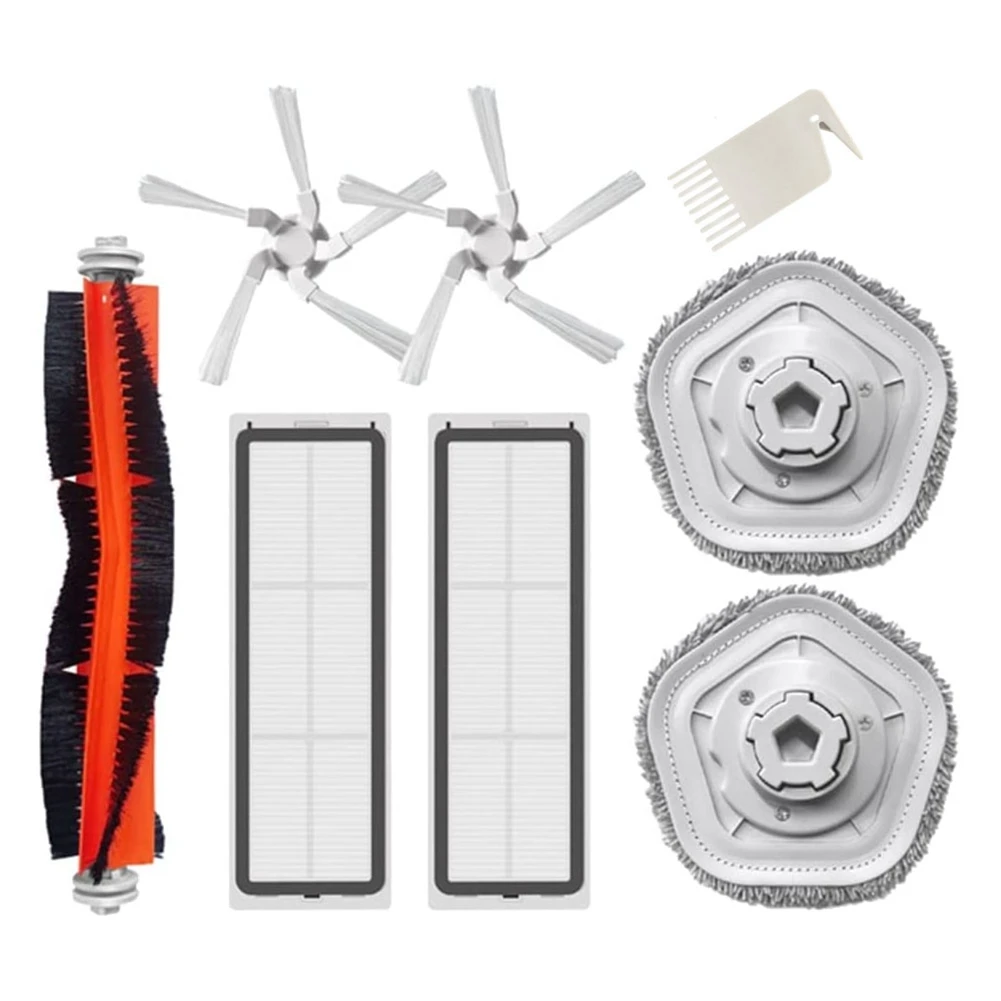 

Сменная самоочищающаяся робот-щетка для Xiaomi Dreame Bot W10 W10 Pro, основная боковая щетка, фильтр НЕРА, насадки для швабры