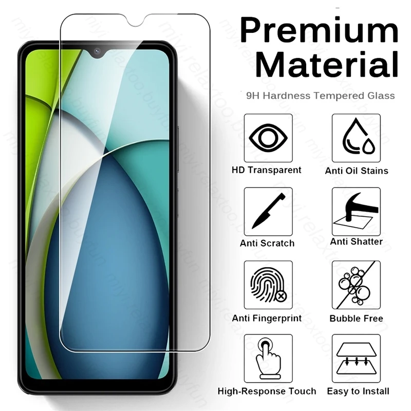 chejuza vetro temperato per Redmi a3 4g/Redmi A3x [2 Pezzi],Durezza 9H,Alta Definizione Protezione Pellicola Salvaschermo,Zero Bolle Protezione Schermo