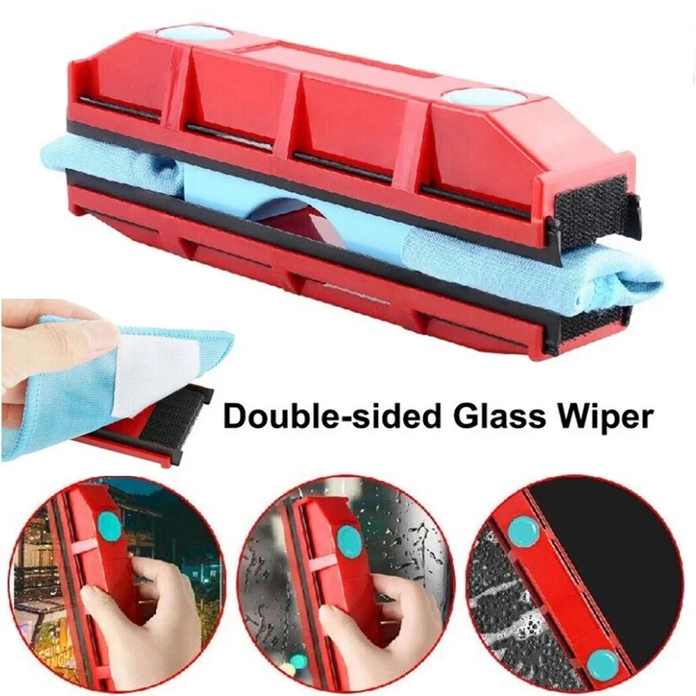Window cleaner magnetic double glazed wiper for high-rise home windows