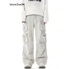 RHNDE Multi-pocket Washed Cargo Jeans Hip Hop Y2k Men’s Jeans 1