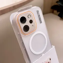 Magnetic Frosted Translucent Ultra - Thin Anti - Fall Phone Case - Shockproof Bumper Cover for Vivo S50 5G (White)