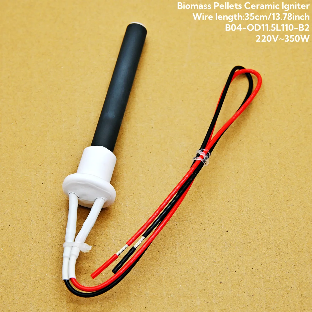 220V 350W Biomass Pellet Furnace Ceramic Igniter for Wood Pellet Stove Igniter for Fireplace and BBQ Ovens
