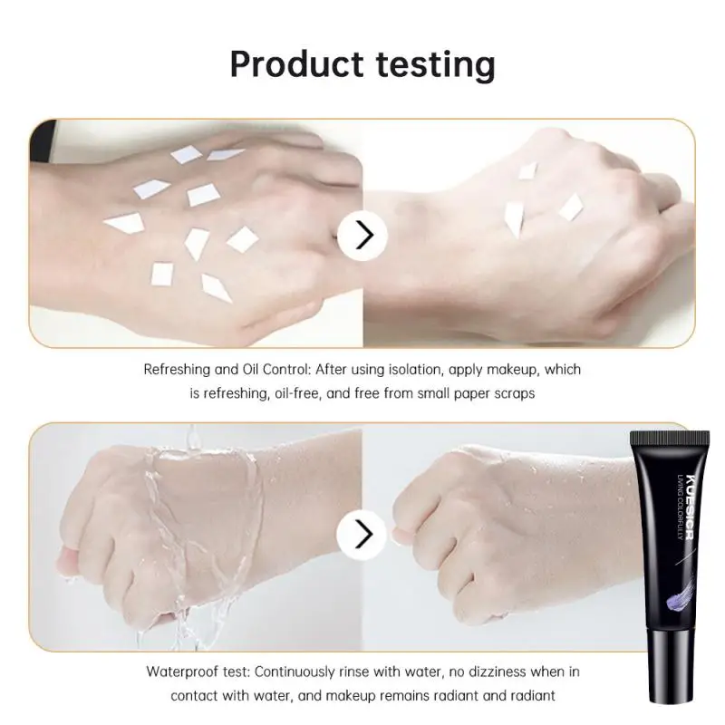 KUESICR ماكياج التمهيدي كريم عزل ترطيب تعديل الطبي...