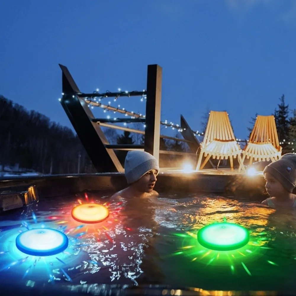 Description Picture 3 of itemFountain Light Multi Color Led Floating Lights 7 Color Changing Swimming Pool Lamp Waterproof Water Drift Lamp Wedding Party
