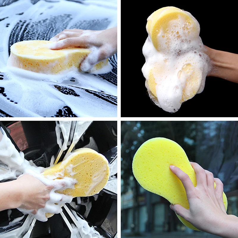High-density Car Washing Sponges Large Honeycomb 8-shaped Sponges Block Car Cleaning Waxing Tools Cleaning Accessories