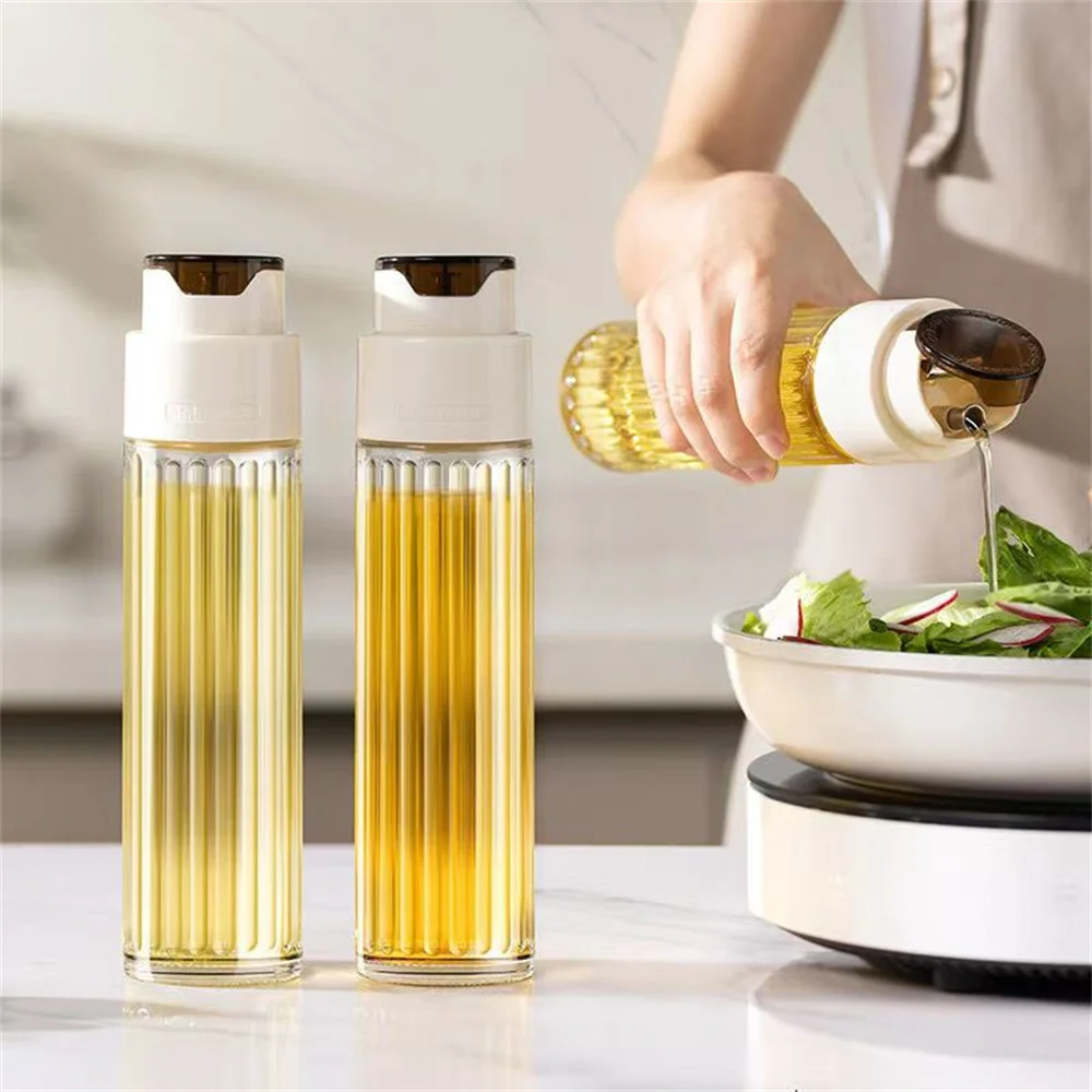 Oil Dispenser 500ML Glass Olive Oil Bottle