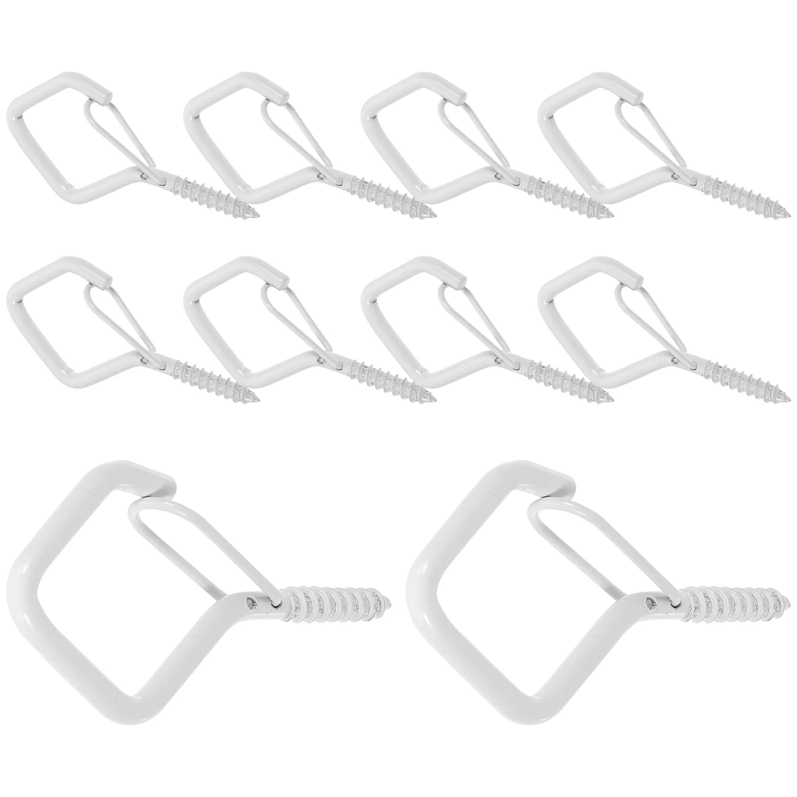 

10 Pcs Hook Kitchen Washcloths up Towels Metal Pot Hooks for Hanging