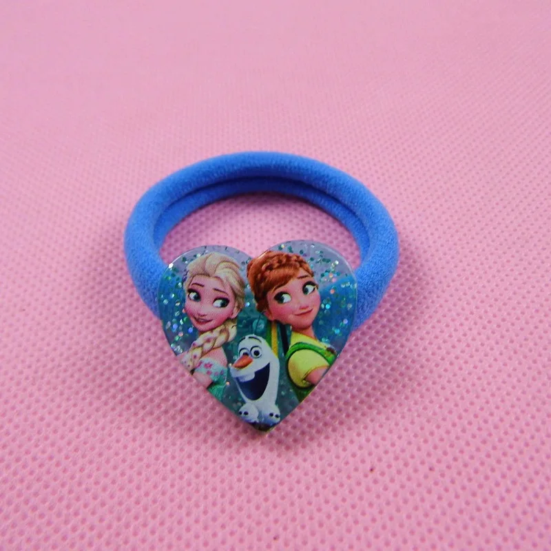 Disney 2pcs/lot Frozen doll accessories children's hair band rubber band headdress accessories Elsa Anna doll jewelry