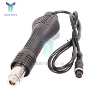8-Hole Hot Air Gun Handle Is Suitable For 858 878 858D 878A BGA Rework Welding Gun Special Hot Air Gun 12V 24V 1