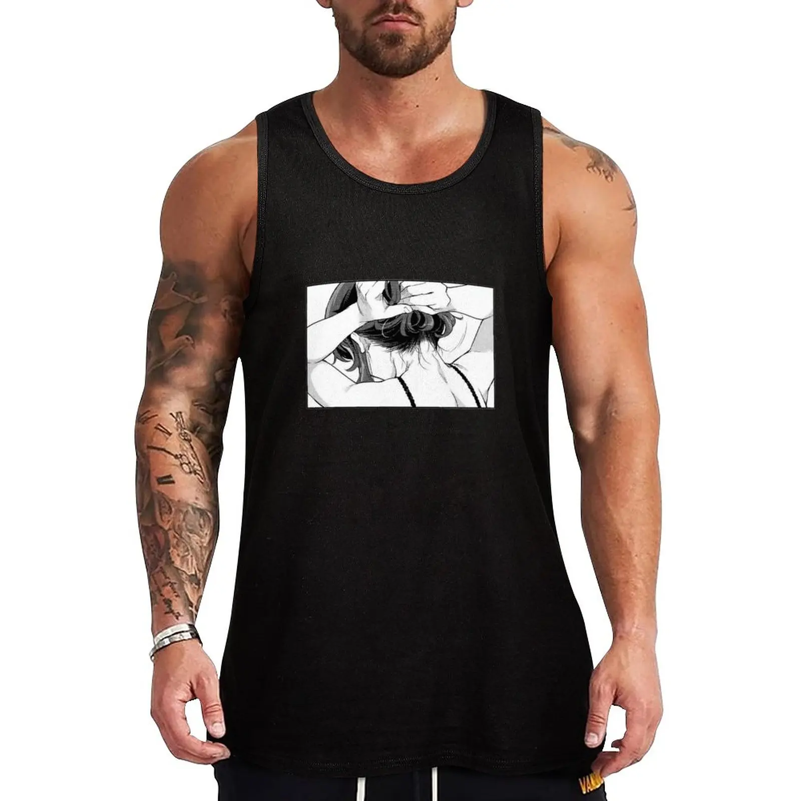 

New creep Tank Top sleeveless t shirt gym Men's gym clothing gym clothing