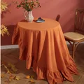 Orange ruffle