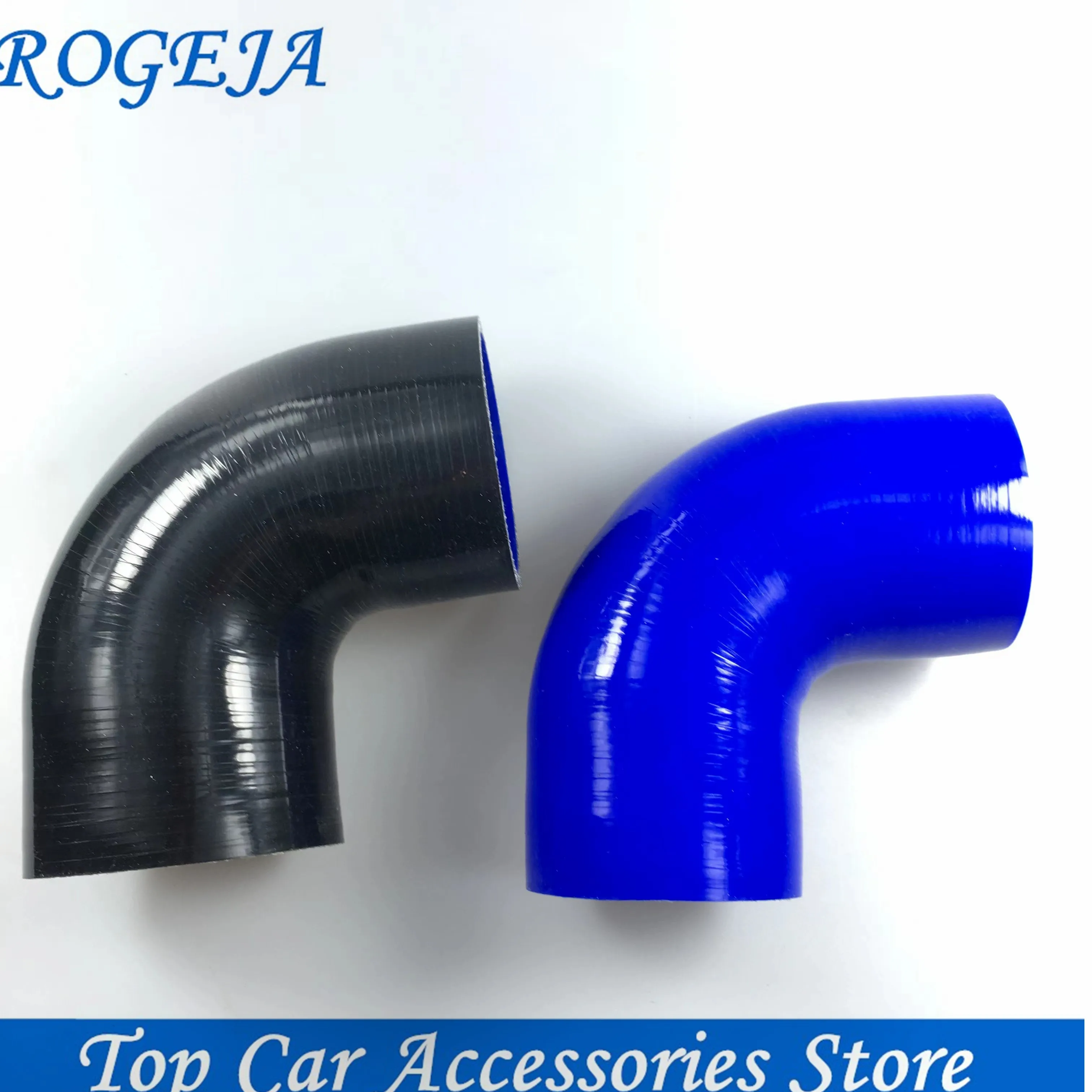 Universal Silicone Tubing Hose 90 Degrees Multiple Sizes 38 45 57 76 83