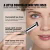 Three Color Concealer Eyeshadow Full Cover Black Eye Circles Long Last Matte Contour Repair Foundation Professional Makeup Cream 4