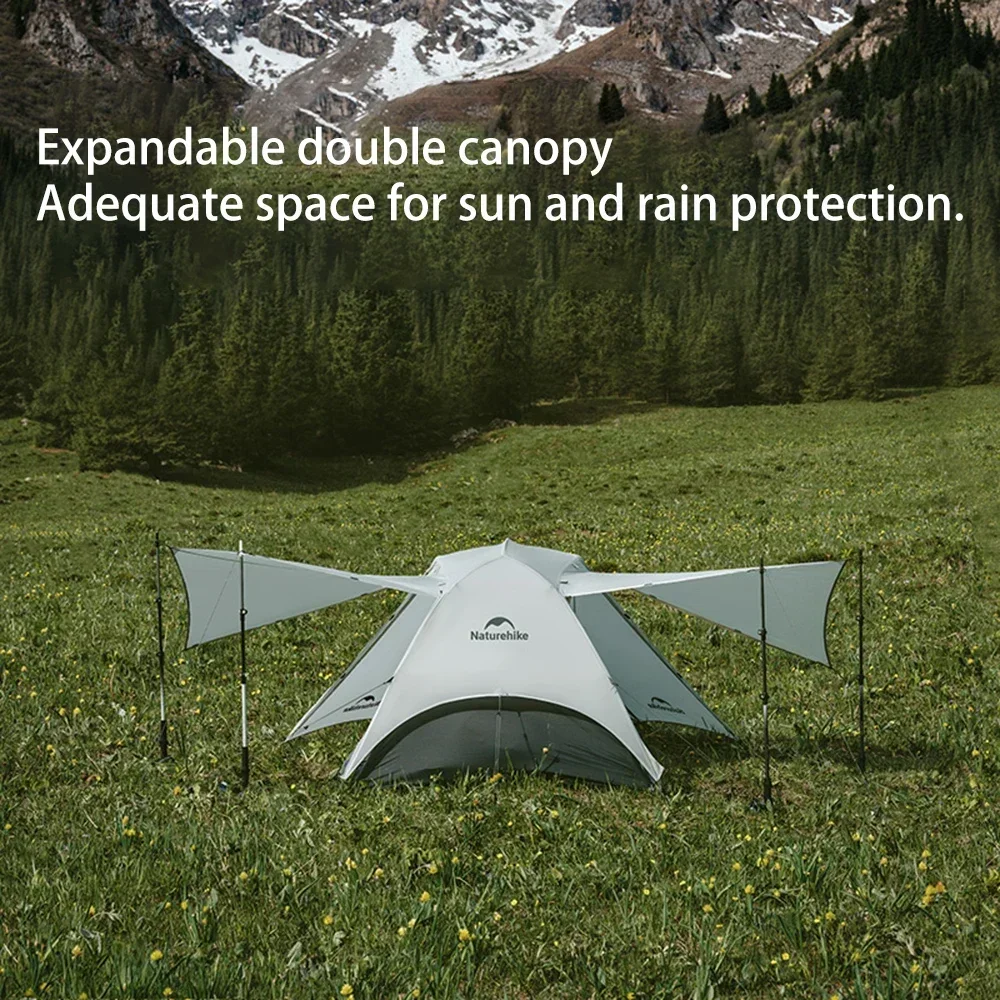 2/3 Person Waterproof and Windproof Lightweight Backpack Tent for Outdoor, Hiking, Camping, Mountaineering and Traveling