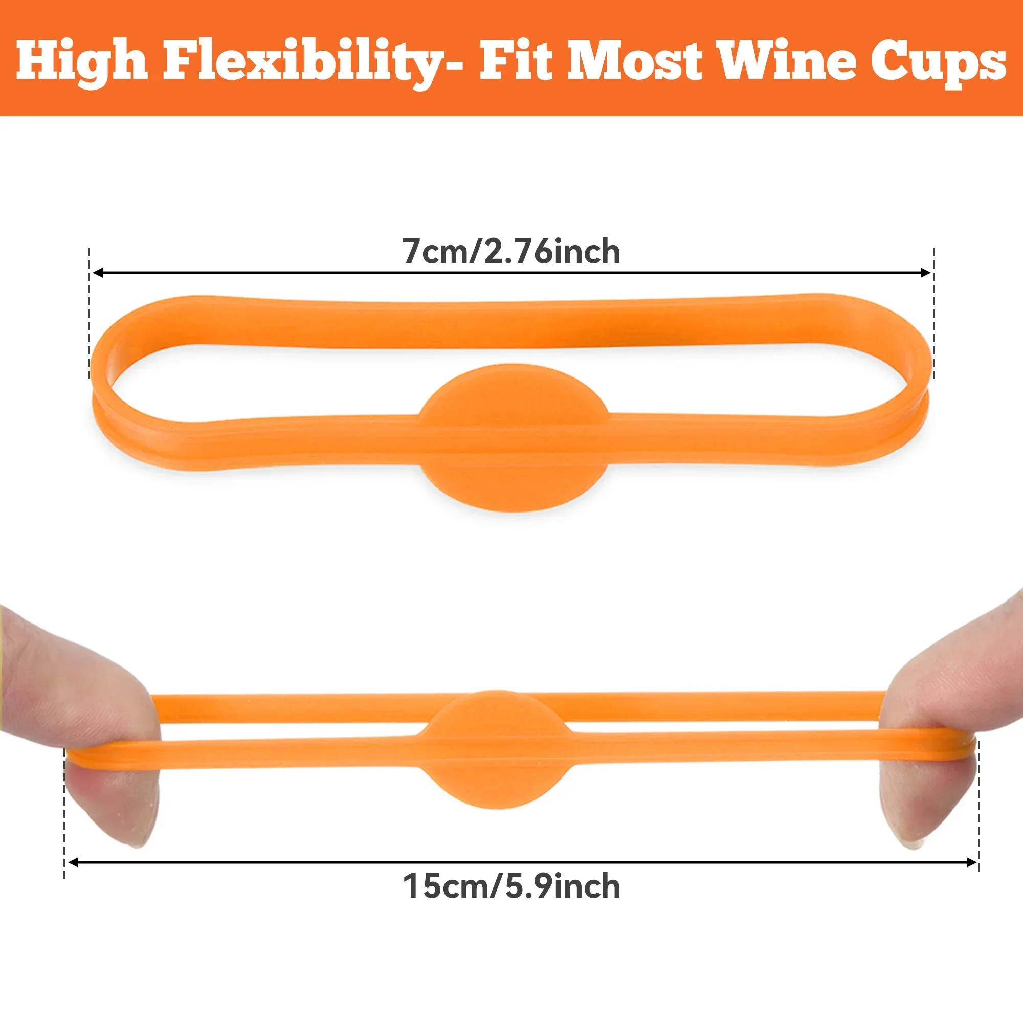 Wine Labels 24pcs Glasses Drinking Marker Set Food Grade Silicone Mark Silicone Glass Markers for Bar Parties Rings