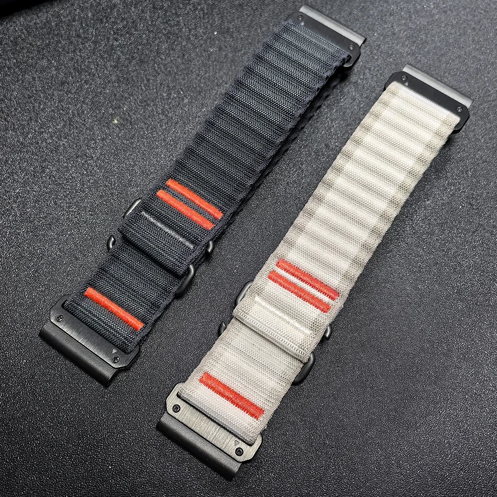 النايلون الفرقة ل Garmin quatix 8 47 مللي متر 51 م...