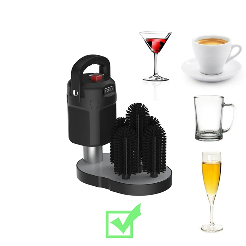 

Cups Hotel Restaurant Major Kitchen Appliances Glass Washer Brush Clean Glass Bottle Mini Handheld Automatic Cup Washer