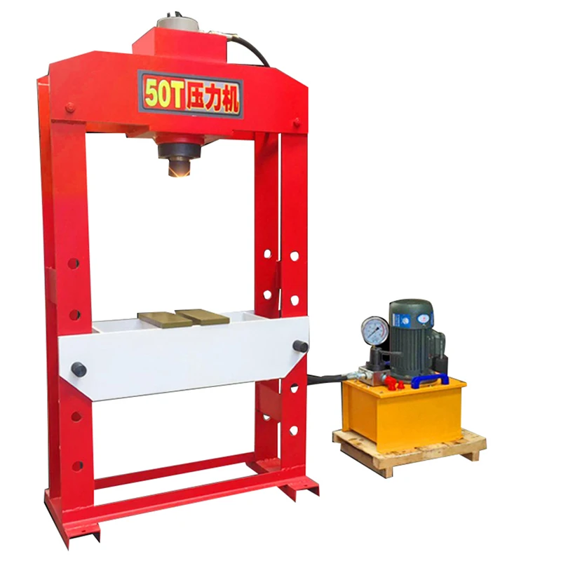 100 tonnage 380v 3ph 50hz Good Performation Gantry Style Hydraulic Press Machine 1100mm travels hydraulic oil cylinder heavy duty bidirectional lifting small wood splitter 2 tonnage hydraulic ram