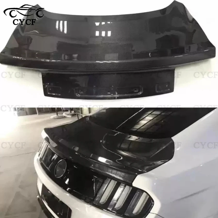 

For Ford Mustang 2015-2017 Carbon fiber trunk lid the trunk lid encloses the upper lid behind the trunk lid the upgrade body ki