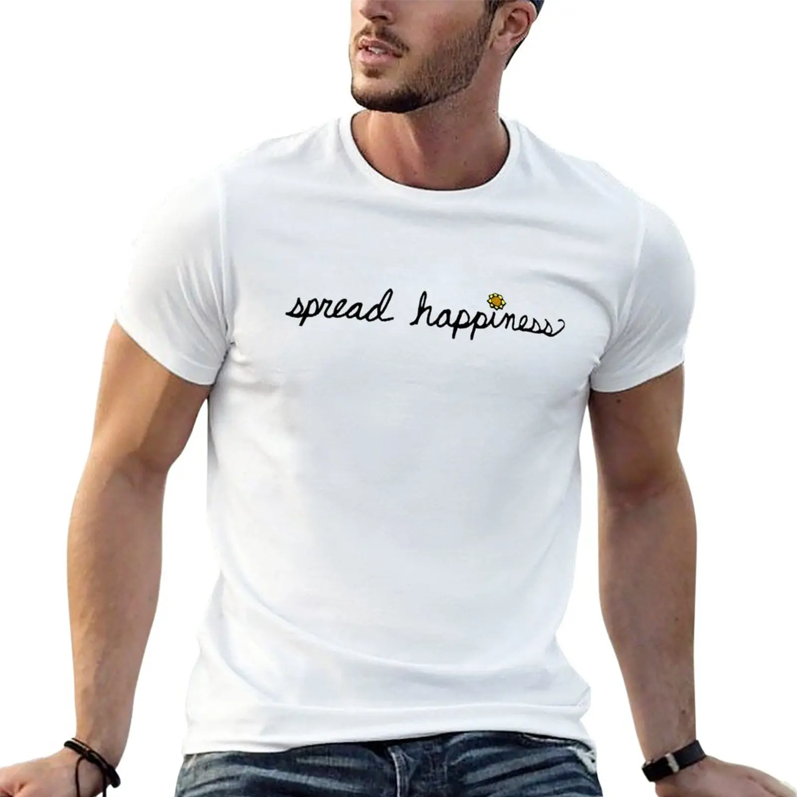 

Spread Happiness T-Shirt Blouse T-shirt short T-shirt men