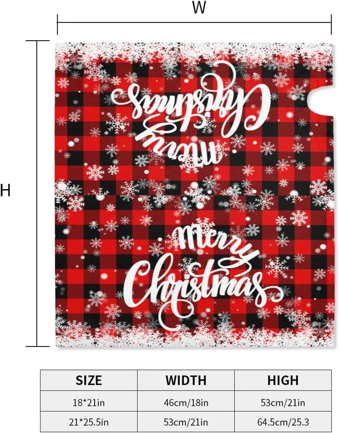 Merry Christmas Mailbox Cover Magnetic Standard Winter Snowflake Decorative Christmas Large Mailbox Wraps Post Letter Box