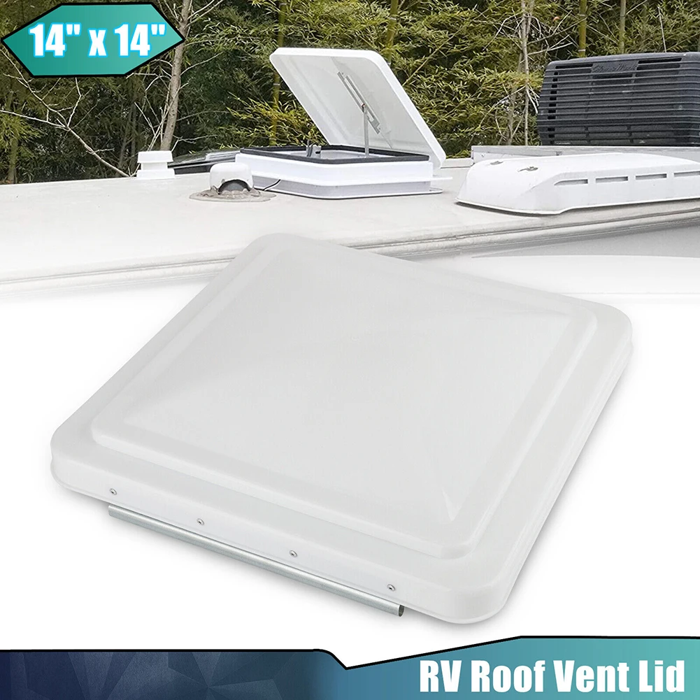 14 Inch Universal RV Roof Vent Lid Replacement Impact-Resistant Import And Export Vent Cover For Trailer Motorhome Acesssories electric drill dust cover high quality silicone electric impact hammer silicone dust collector universal model dust collector