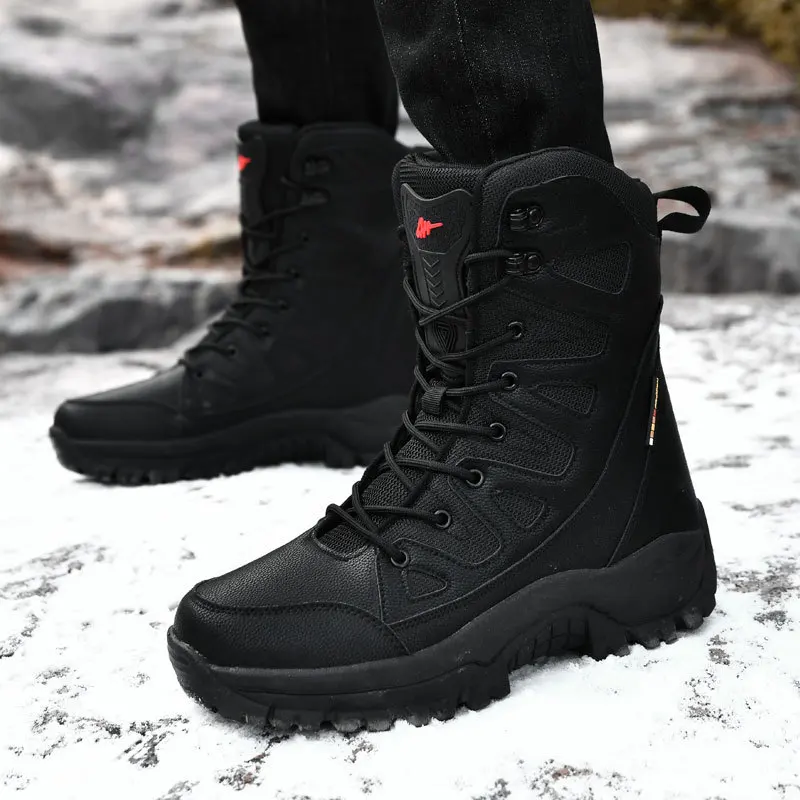 Winter And Autumn Women & Men Snow Boots Fashion Antiskid High Hiking Shoes Sports Casual Size 36-46