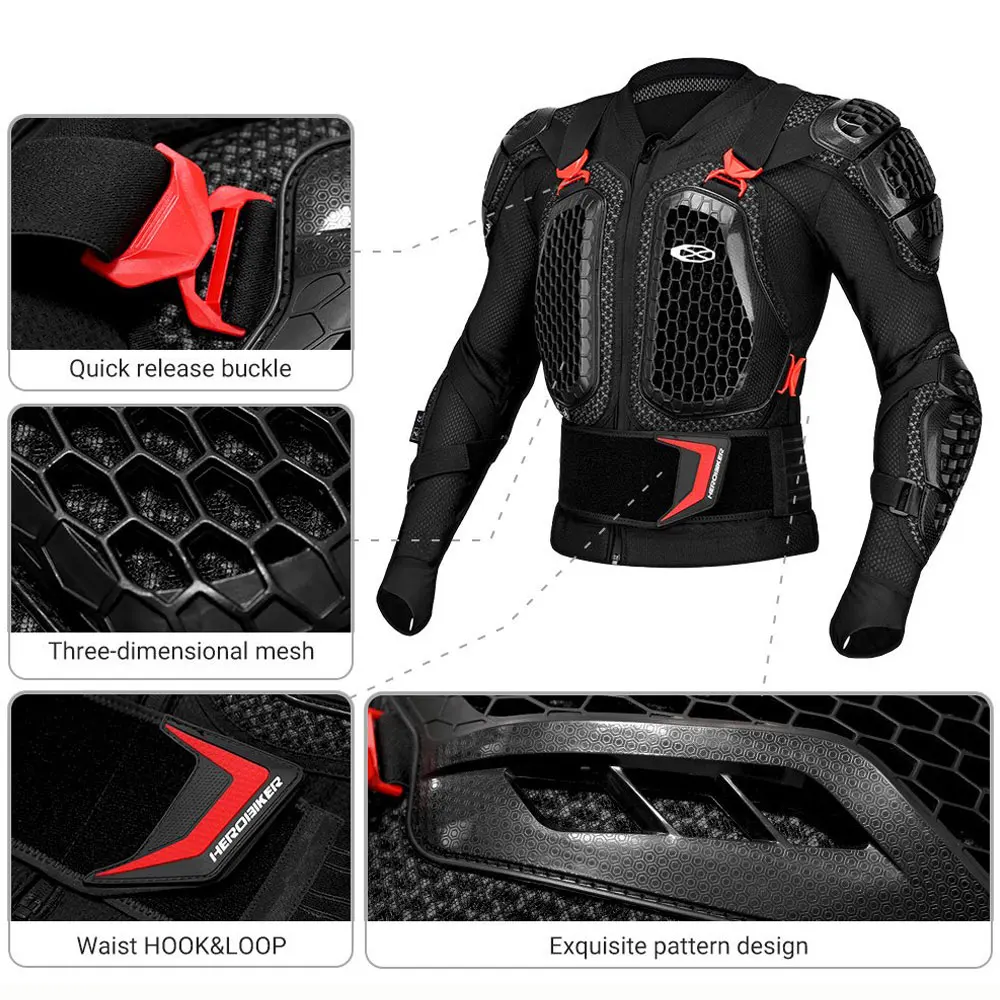새로운 모토크로스 아머 안티폴 오토바이 신체 보호대 오토바이 가슴 등 보호 팬츠 프로텍터 남녀 공용 모토 장비