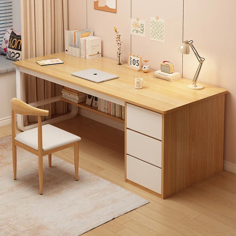 Wooden Storage Study Computer Desks Writing Convertible Office Service Computer Desks Organizers Rangement Bureau Furniture HY wooden pencil case utility tool organizers scale boxes hard drawer holder ruler cover