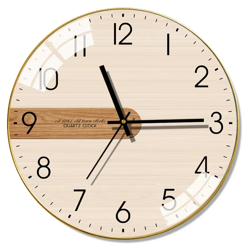 Glass Mechanism Wall Clock A  