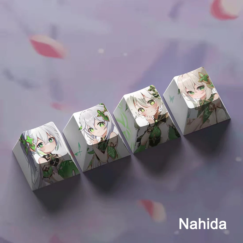 Keycap 4pcs Jogo Personagens Anime Personalidade Keycap