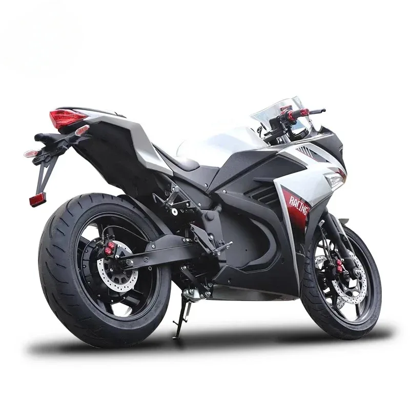 Adult Electric Motorcycle, 3000W 72V Scooter Bike, Max Speed 130km/h 80mph, Brushless Motor, Hydraulic Disc Brake, E Bike
