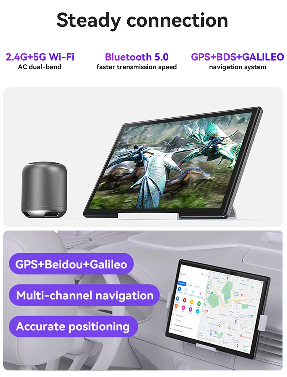 HEADWOLF WPad3 Android 12 Tablet 10.1 inch 6GB RAM DDR4X