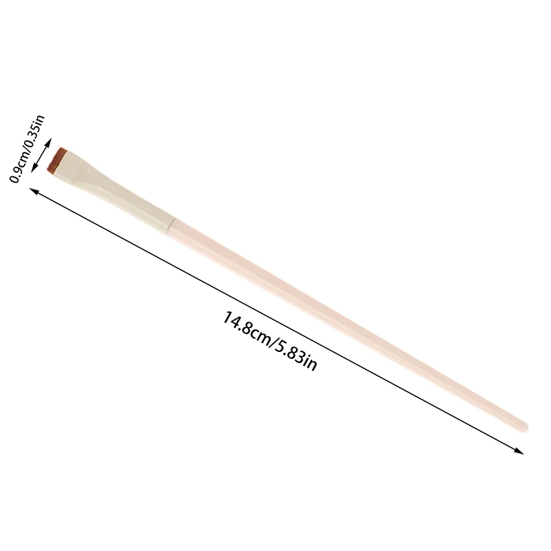 1pcs 플랫 헤드 펌 브러쉬 속눈썹 스타일링 브러쉬 라미네이션 속눈썹 분리 도구 속눈썹 연장 훈련 래쉬 리프트 도구