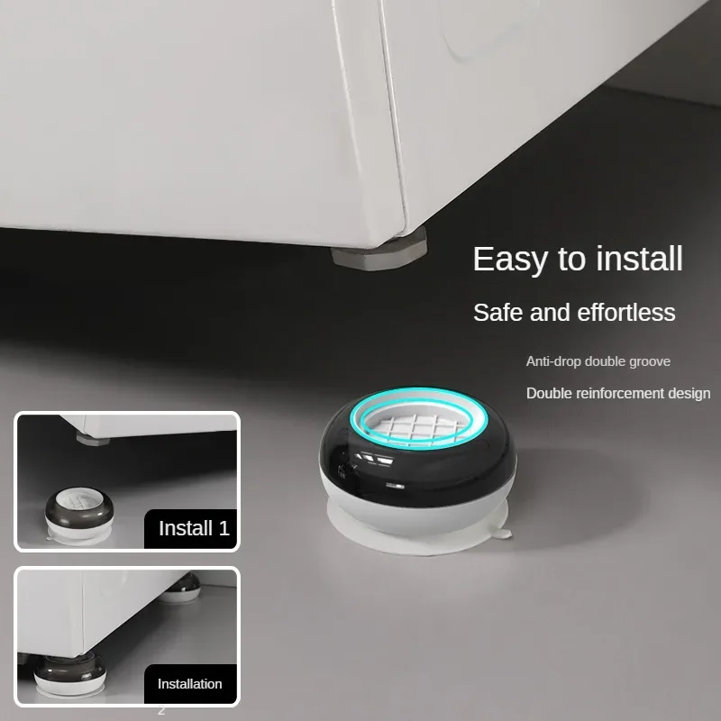 Anti-Slip Anti-Vibration Washing Machine Feet Pads Heightened Drum Shock Absorbing Sound Insulation Mat