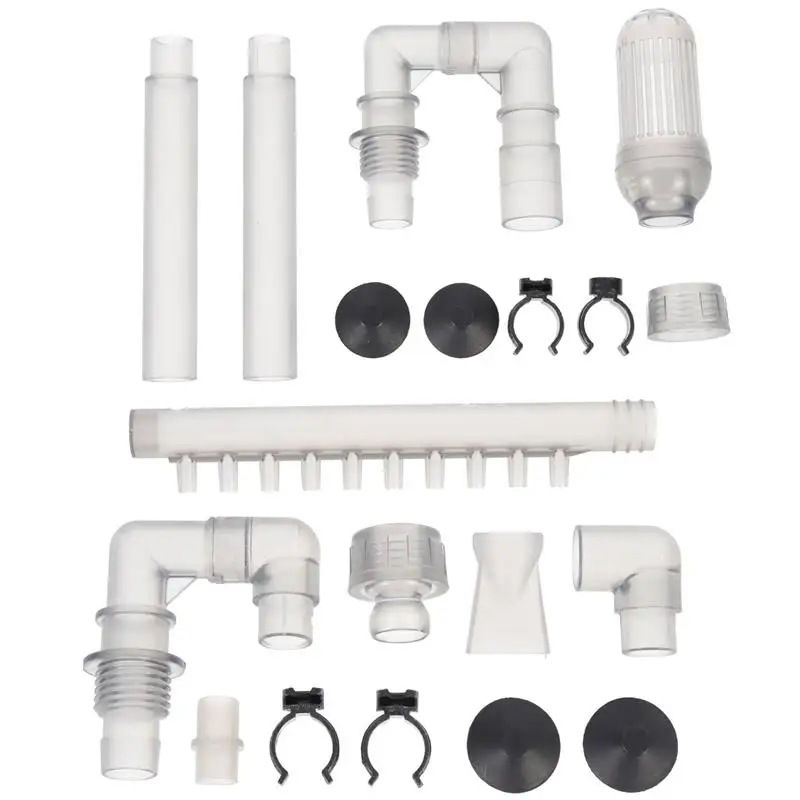 

1 Set Of Aquarium Filter ABS External Filter Accessories Inlet And Outlet Water Remove Oil Film Lily Tube Fish Tank Filter