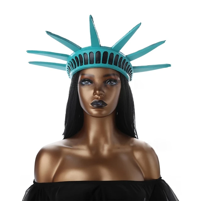 Statue Of Libertys Torch And Crown Headband, Headband Costume Accessories For Halloween Cosplay,Adjustable Statue Of Torch And Crown,Halloween Costumes Accessories