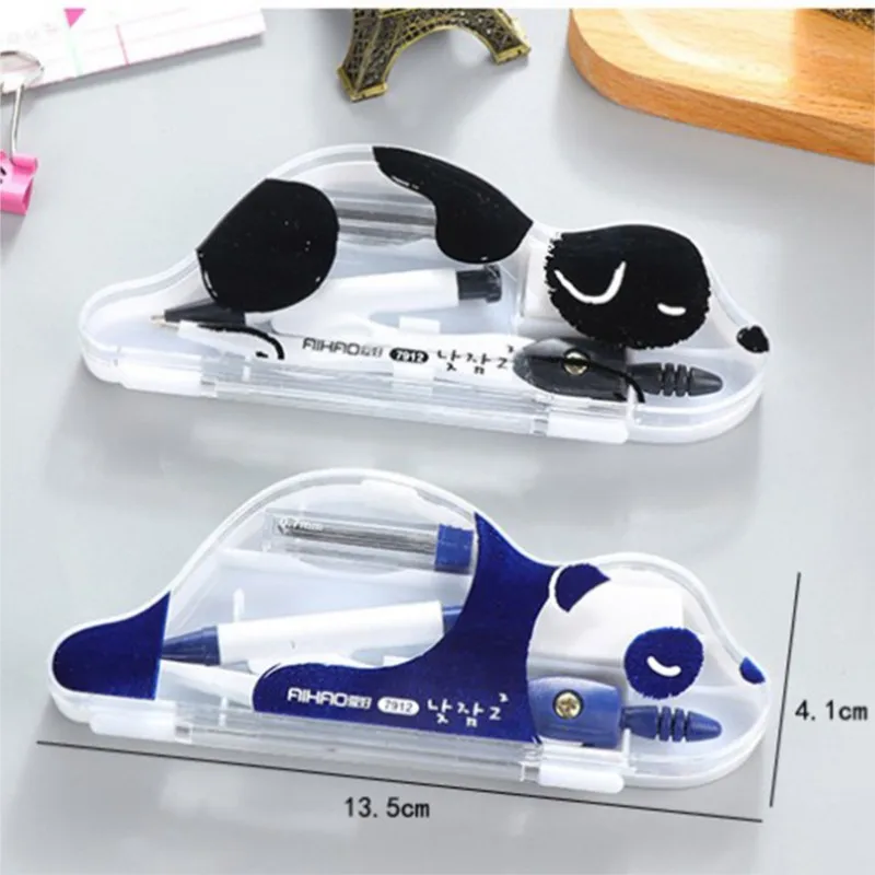 Cartoon Lovely Bussole Scala Orso Pigro Set Di Cancelleria Regalo Scuola Di Cancelleria