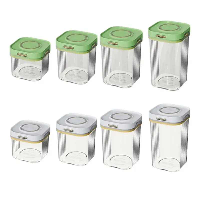 

Cereal Containers Storage Sealed Jars Kitchen Grain Storage Organizer Multigrain Snack Dried Fruit Box Airtight Lid For Kitchen