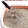 1pc Sturdy Stainless Steel Cat Litter Scoop - Rust-Resistant Durable Poop Shovel with Superior Filtration for Fine Sand Litter 6